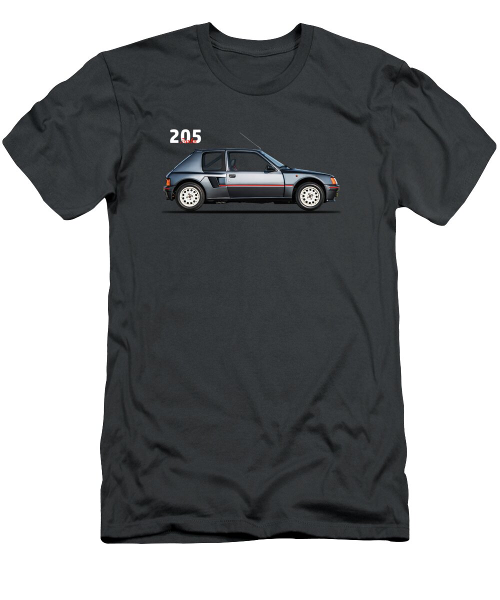Peugeot 205 Turbo T-Shirt featuring the photograph The Peugeot 205 Turbo by Mark Rogan