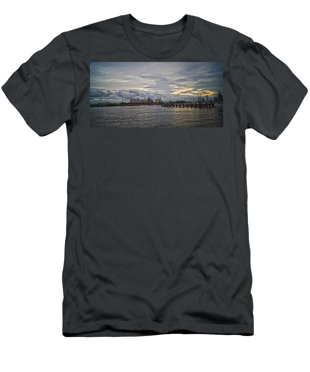 Port T-Shirt featuring the photograph The Port by Chauncy Holmes