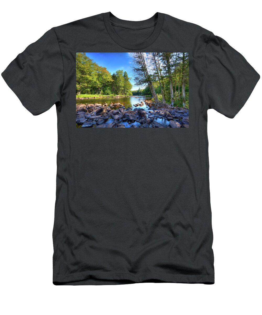 Landscapes T-Shirt featuring the photograph The Raquette River by David Patterson