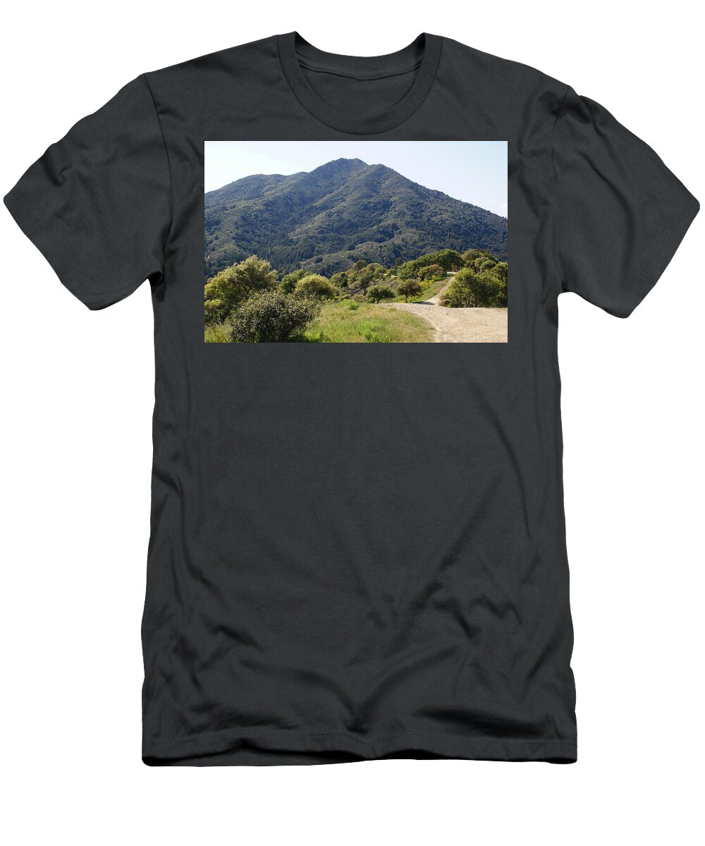 Mount Tamalpais T-Shirt featuring the photograph The Road to Tamalpais by Ben Upham III
