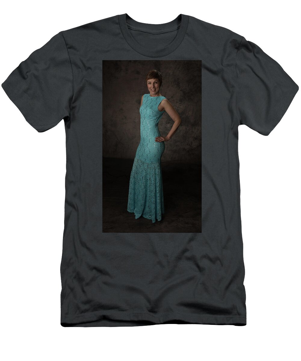 Tina Richard T-Shirt featuring the photograph The S Curve by Gregory Daley MPSA