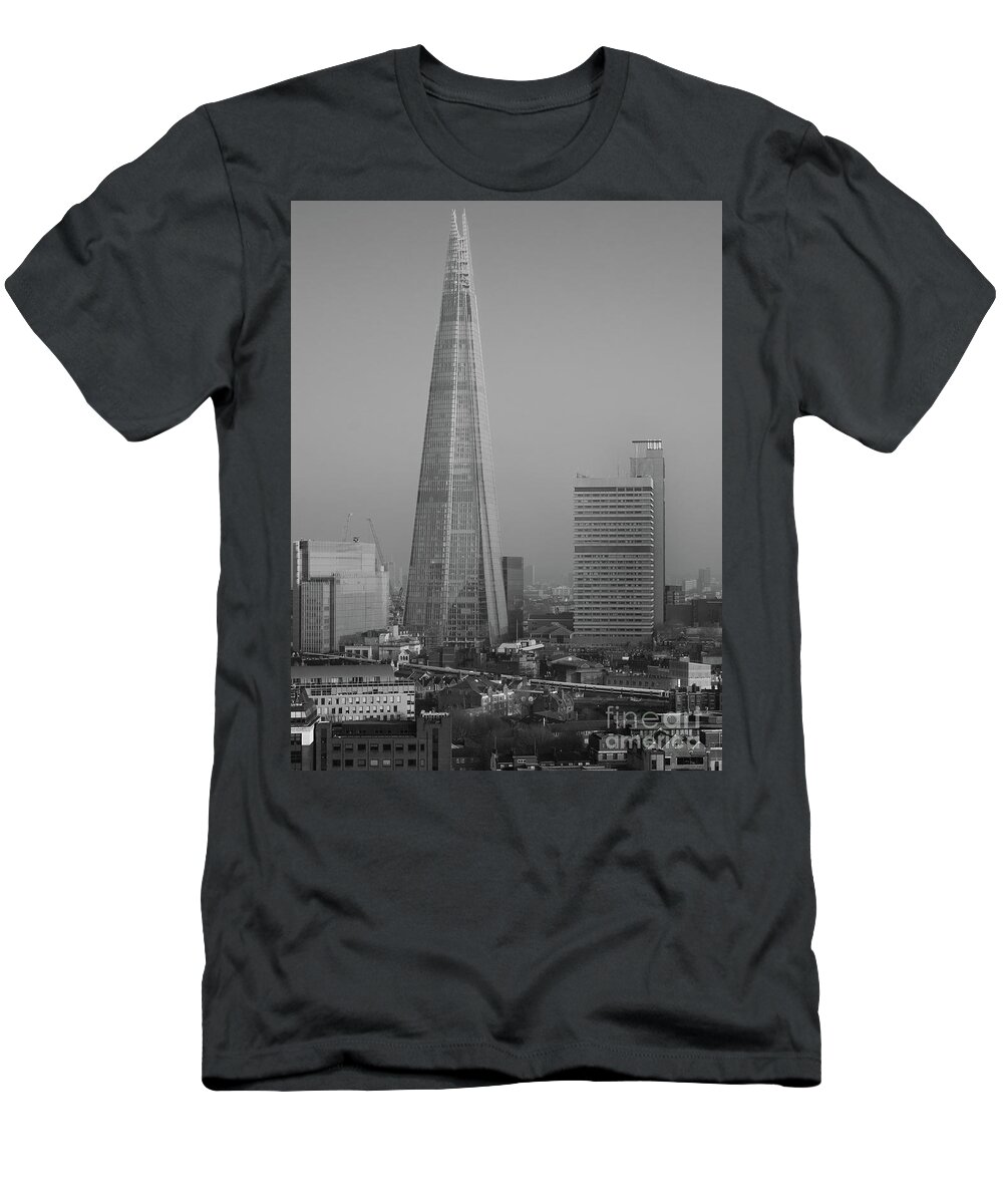 The Shard T-Shirt featuring the photograph The Shard, London by Perry Rodriguez