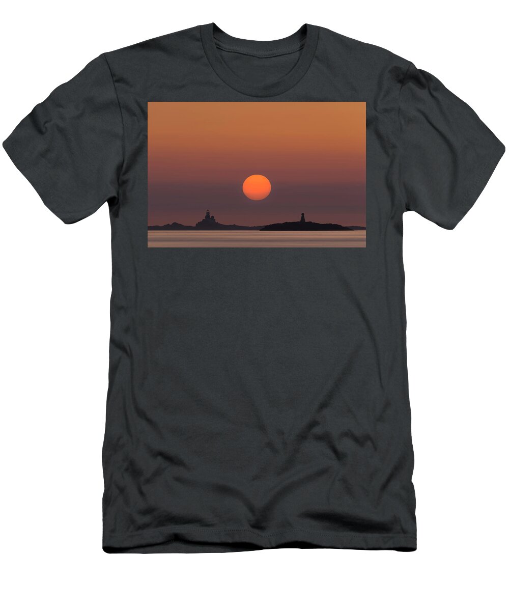 Anglesey T-Shirt featuring the photograph The Skerries Lighthouse by Andy Astbury