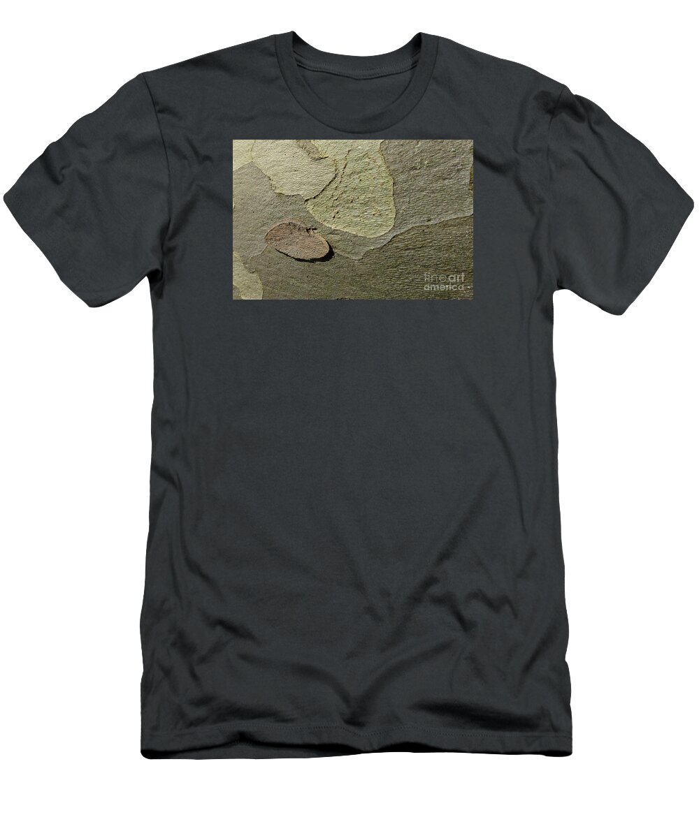 Abstract T-Shirt featuring the photograph The Skin of Tree by Jean Bernard Roussilhe
