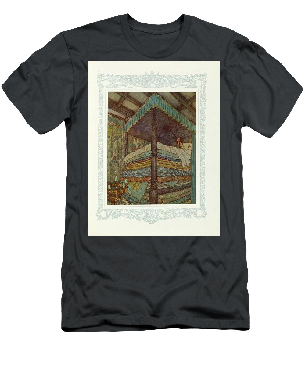 Dulac T-Shirt featuring the painting The Snow Queen and several other tales by Dulac Edmond