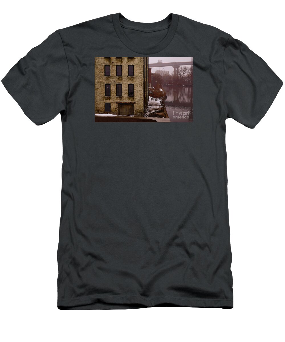 Milwaukee T-Shirt featuring the digital art The South Bank by David Blank