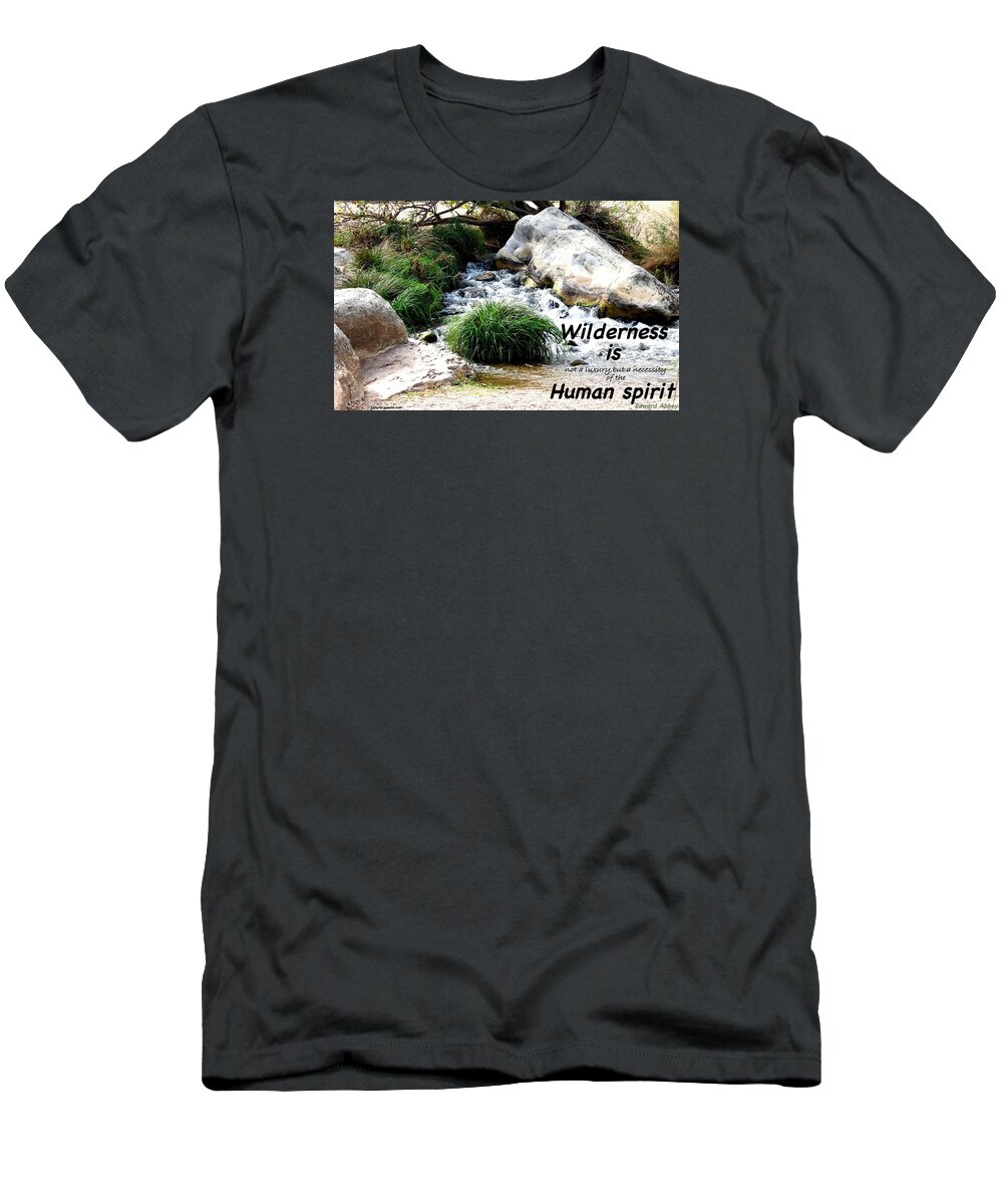  T-Shirt featuring the photograph The Spirit of Water by David Norman