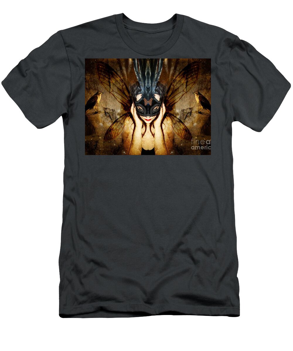 Eyes T-Shirt featuring the photograph The story of what I came to be by Heather King