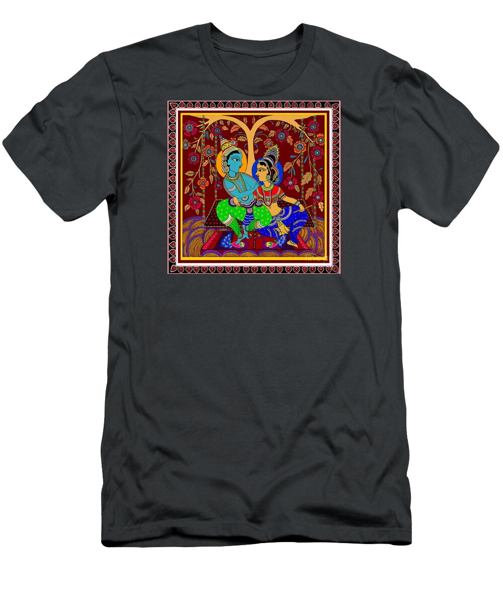 Swinging Passions T-Shirt featuring the digital art The Swinging Passions             by Latha Gokuldas Panicker