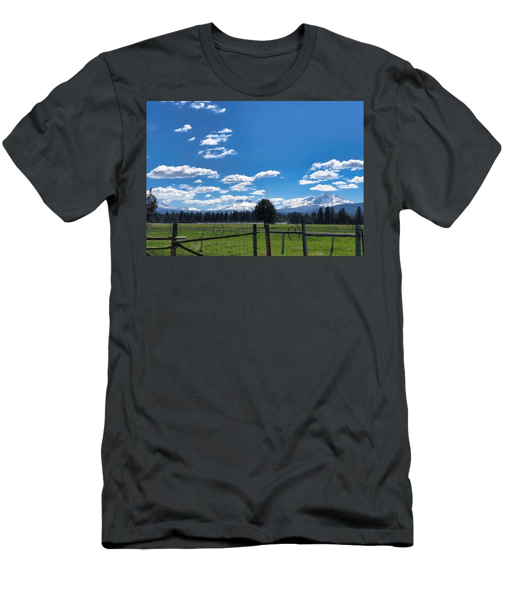 Sisters T-Shirt featuring the photograph The Three Sisters by Brian Eberly