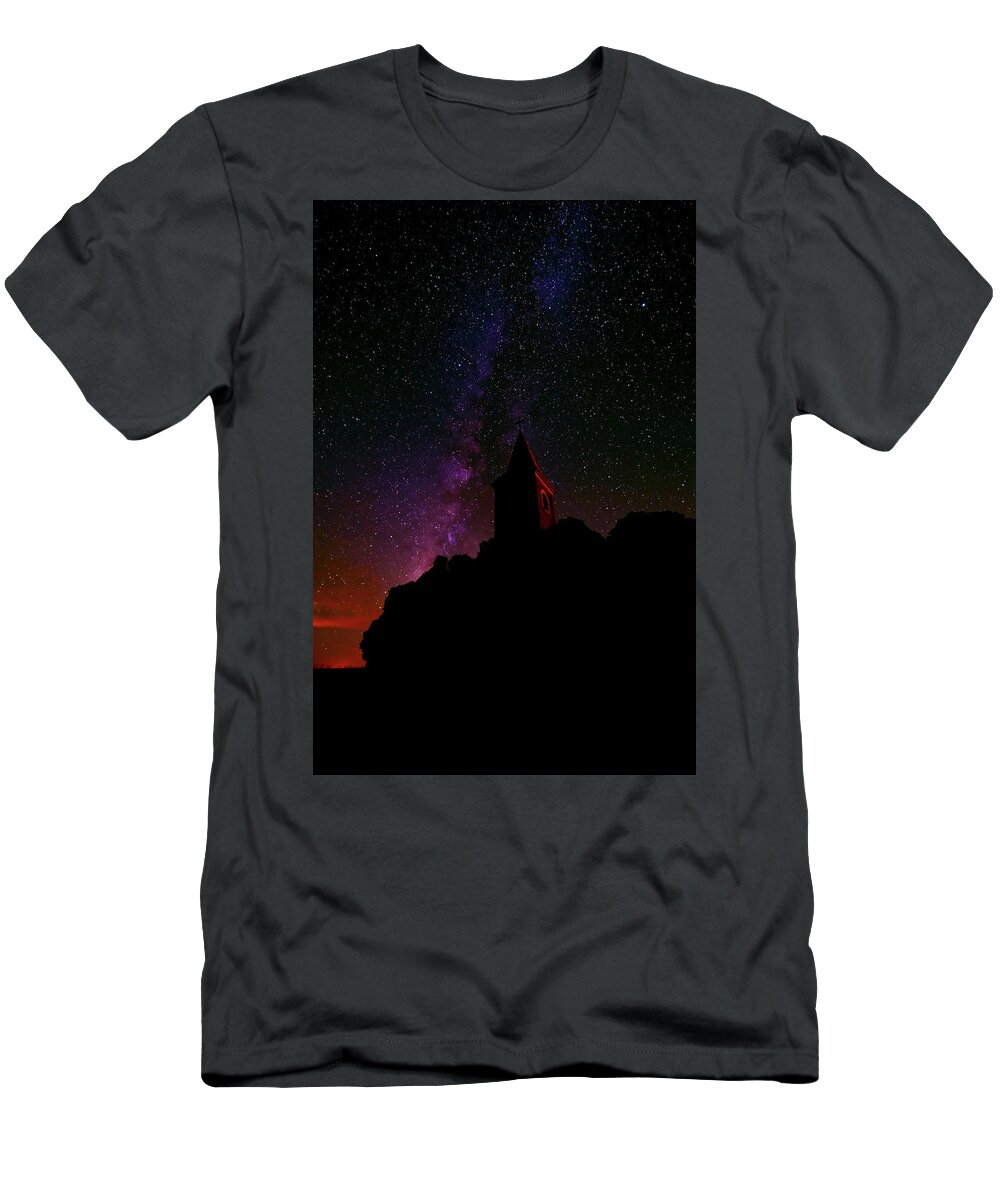 Milky Way T-Shirt featuring the photograph The Truth Is Out There by Jonathan Davison