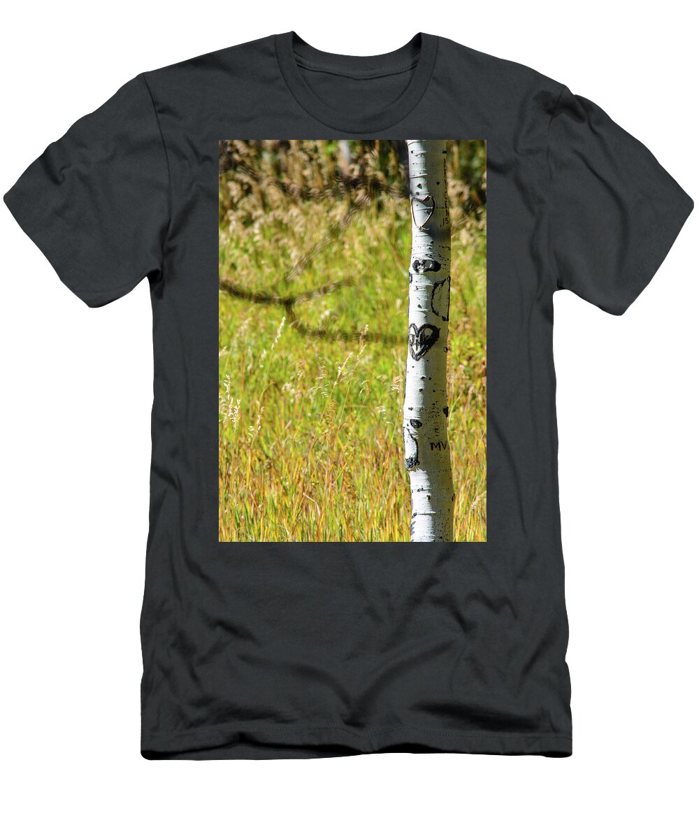 Tree T-Shirt featuring the photograph The Trysting Tree by Tikvah's Hope