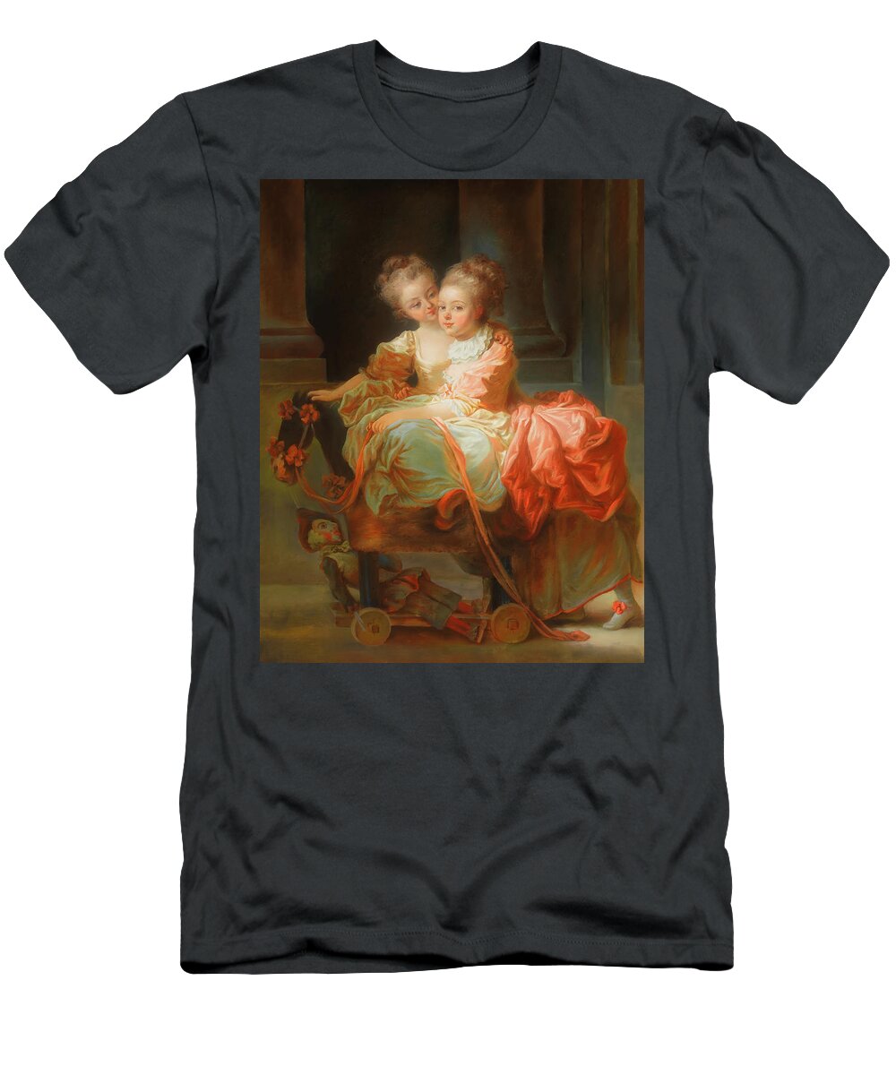 Painting T-Shirt featuring the painting The Two Sisters                  by Mountain Dreams