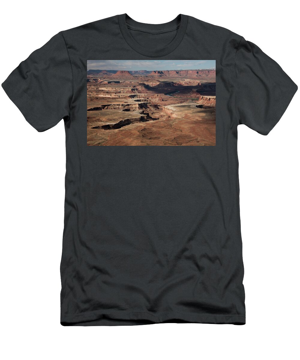 Canyonlands T-Shirt featuring the photograph The Vastness of Canyonlands by Jennifer Ancker