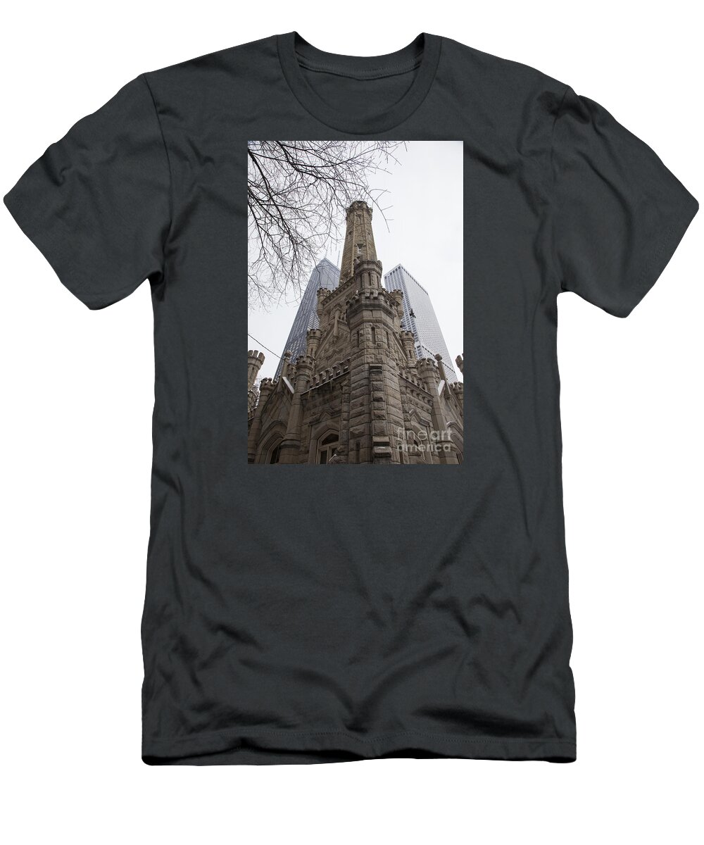 Water Tower T-Shirt featuring the photograph The Water Tower by Timothy Johnson
