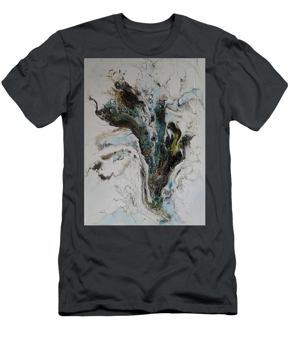 Abstract T-Shirt featuring the painting The Wave by Pat Purdy