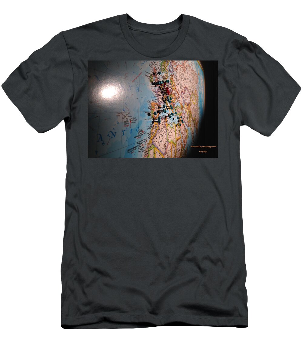 Photograph T-Shirt featuring the photograph The World is Your Playground by Richard Gehlbach
