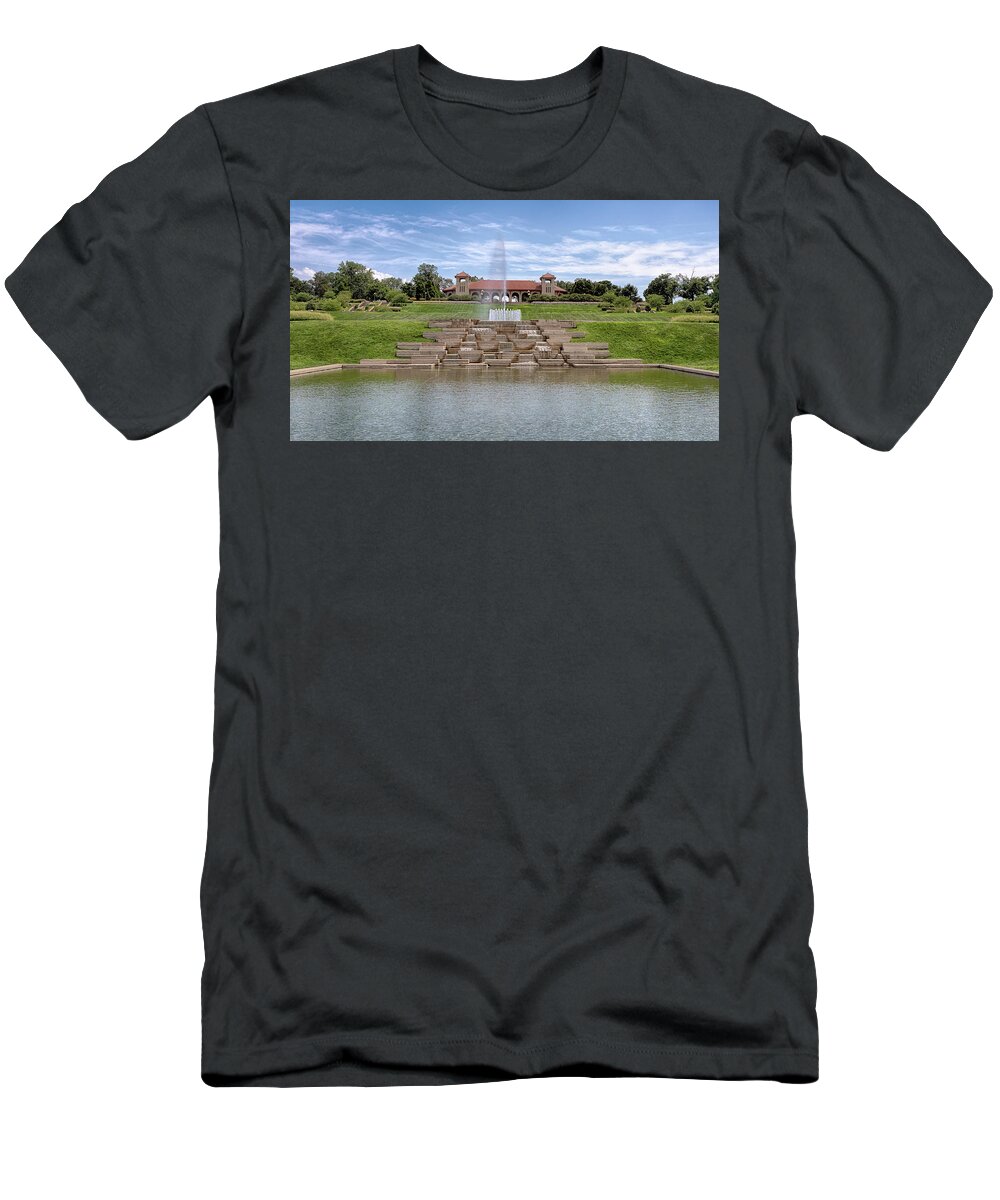 World’s Fair Pavilion T-Shirt featuring the photograph The World's Fair Pavilion by Susan Rissi Tregoning