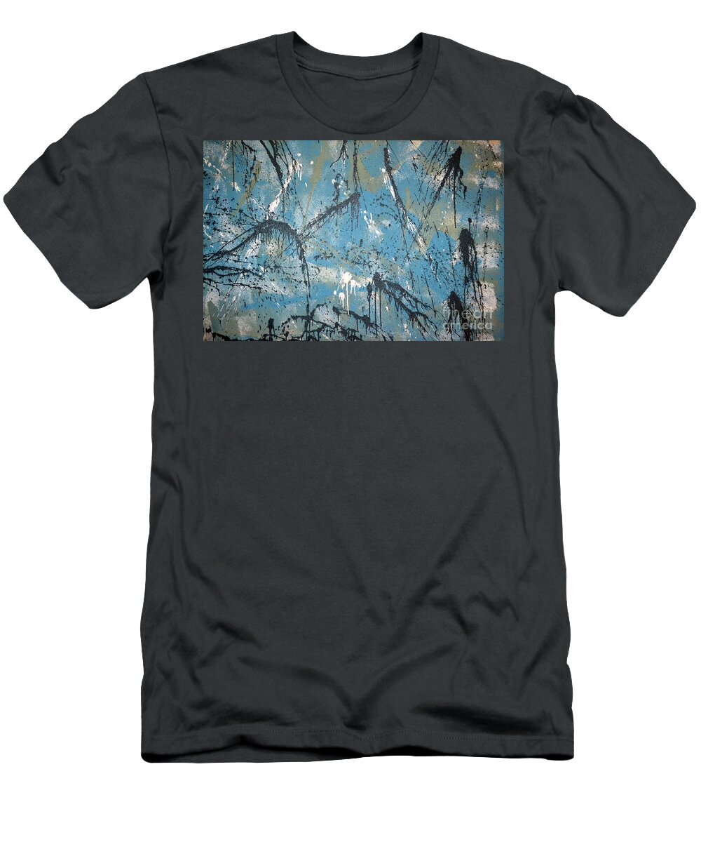 Abstract T-Shirt featuring the photograph Three by Diane montana Jansson