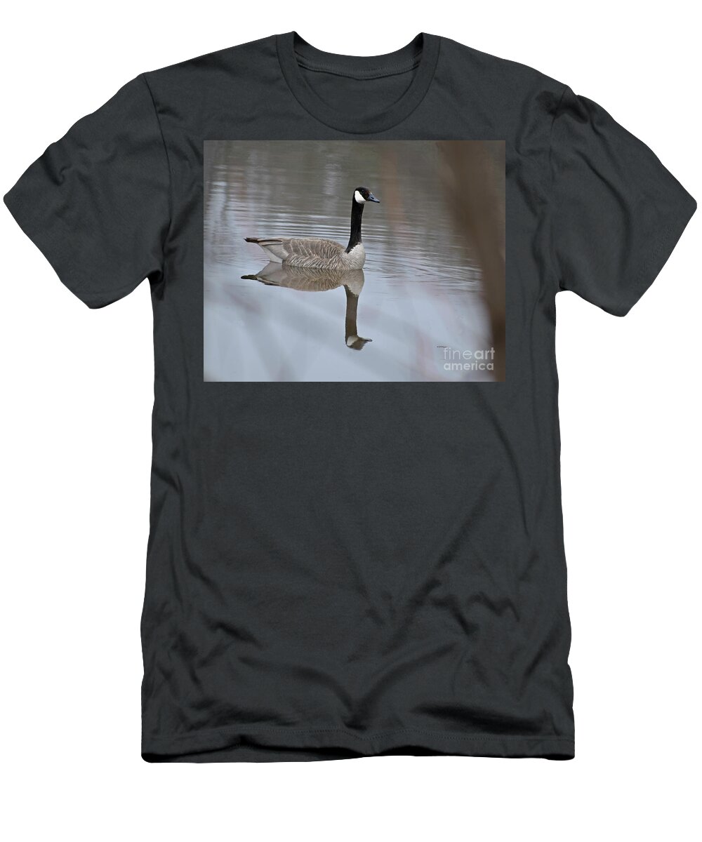 Through The Trees T-Shirt featuring the photograph Through The Trees by Kathy M Krause