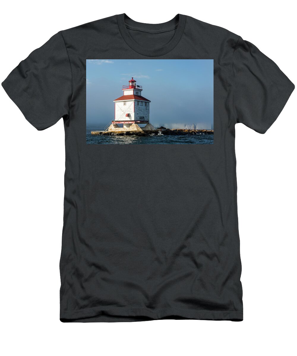 Thunder Bay Main T-Shirt featuring the photograph Thunder Bay Main by Linda Ryma