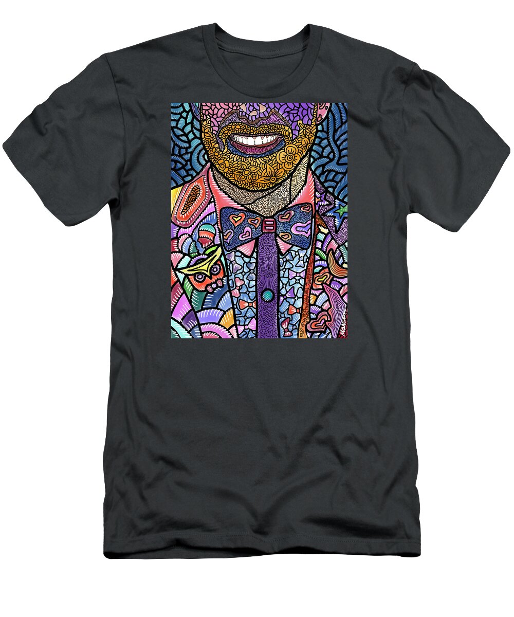 Jessie Tyler Ferguson T-Shirt featuring the digital art Tie the Knot for Equality by Marconi Calindas
