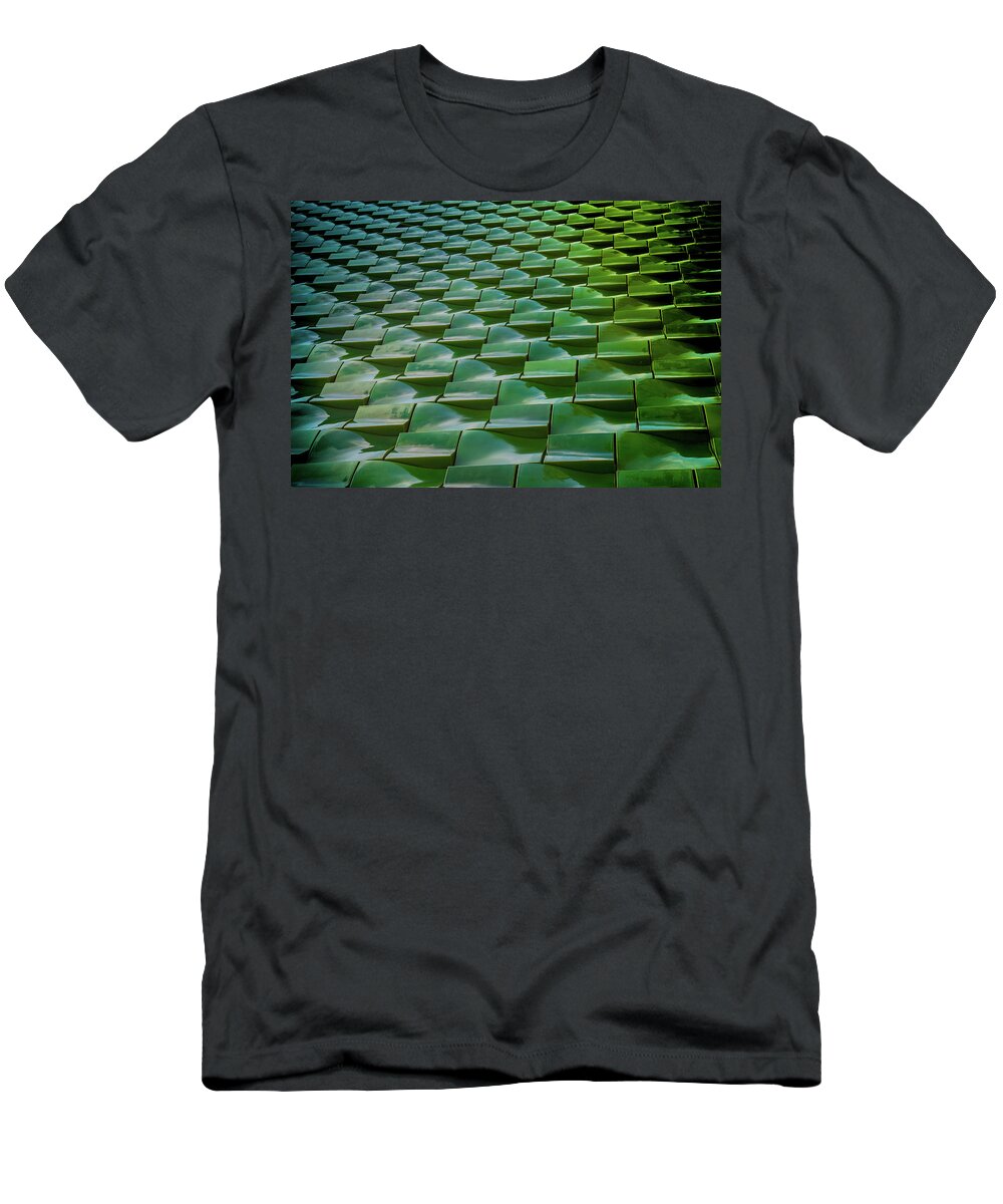 Tile T-Shirt featuring the photograph Tile by Richard Goldman