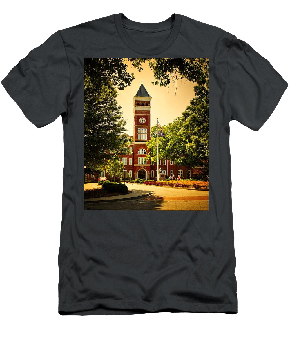 Clemson University T-Shirt featuring the photograph Tillman Hall - Clemson University by Mountain Dreams