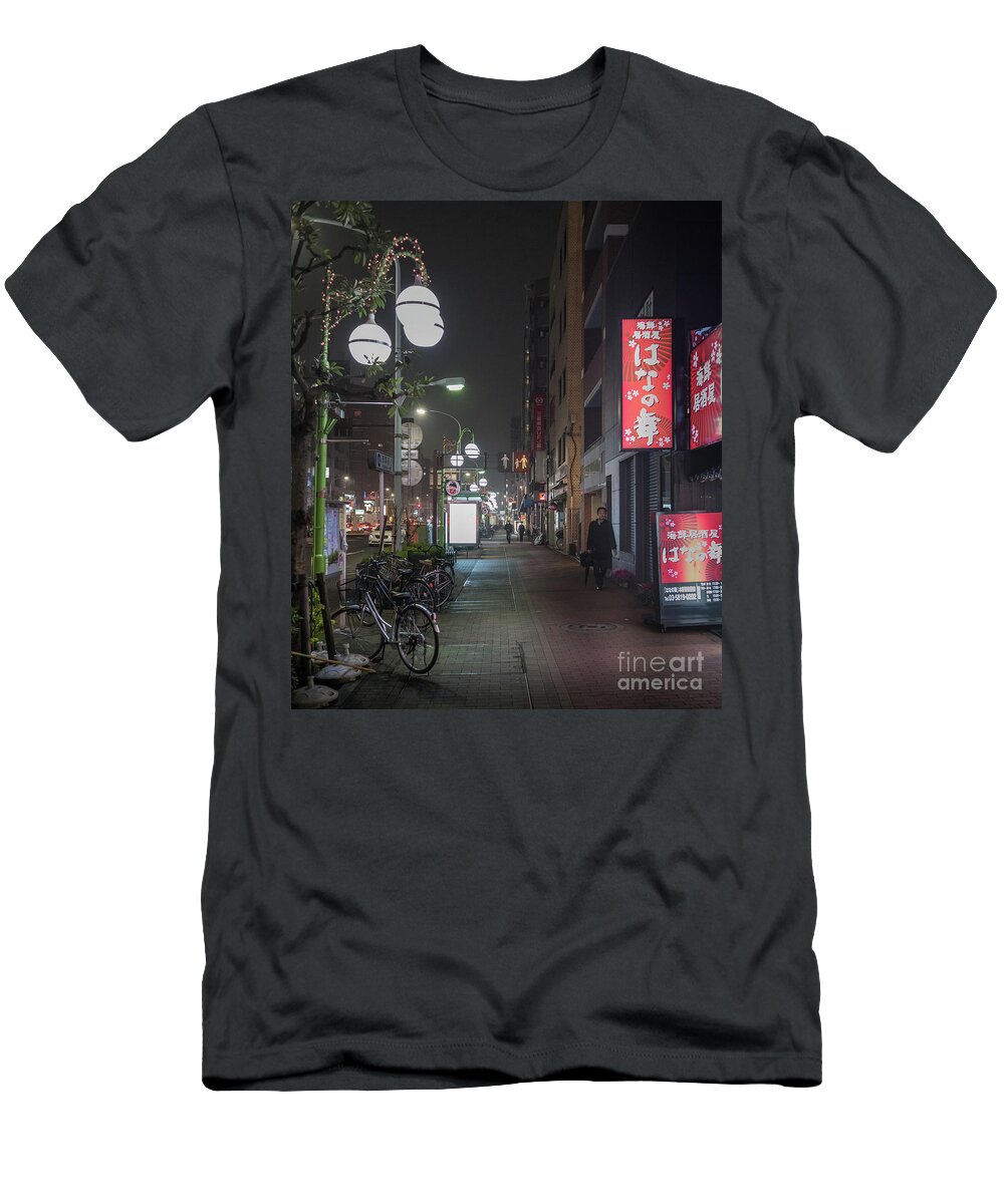 People T-Shirt featuring the photograph Tokyo Streets, Asakusa, Japan by Perry Rodriguez