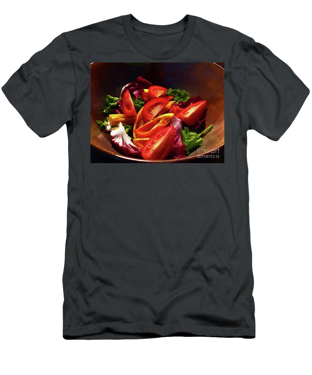 Ripe T-Shirt featuring the photograph Tomato Salad by Rosanne Licciardi