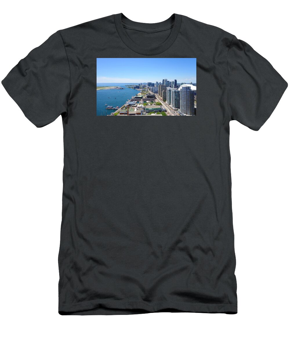 Neverending T-Shirt featuring the photograph Toronto Waterfront by Valentino Visentini