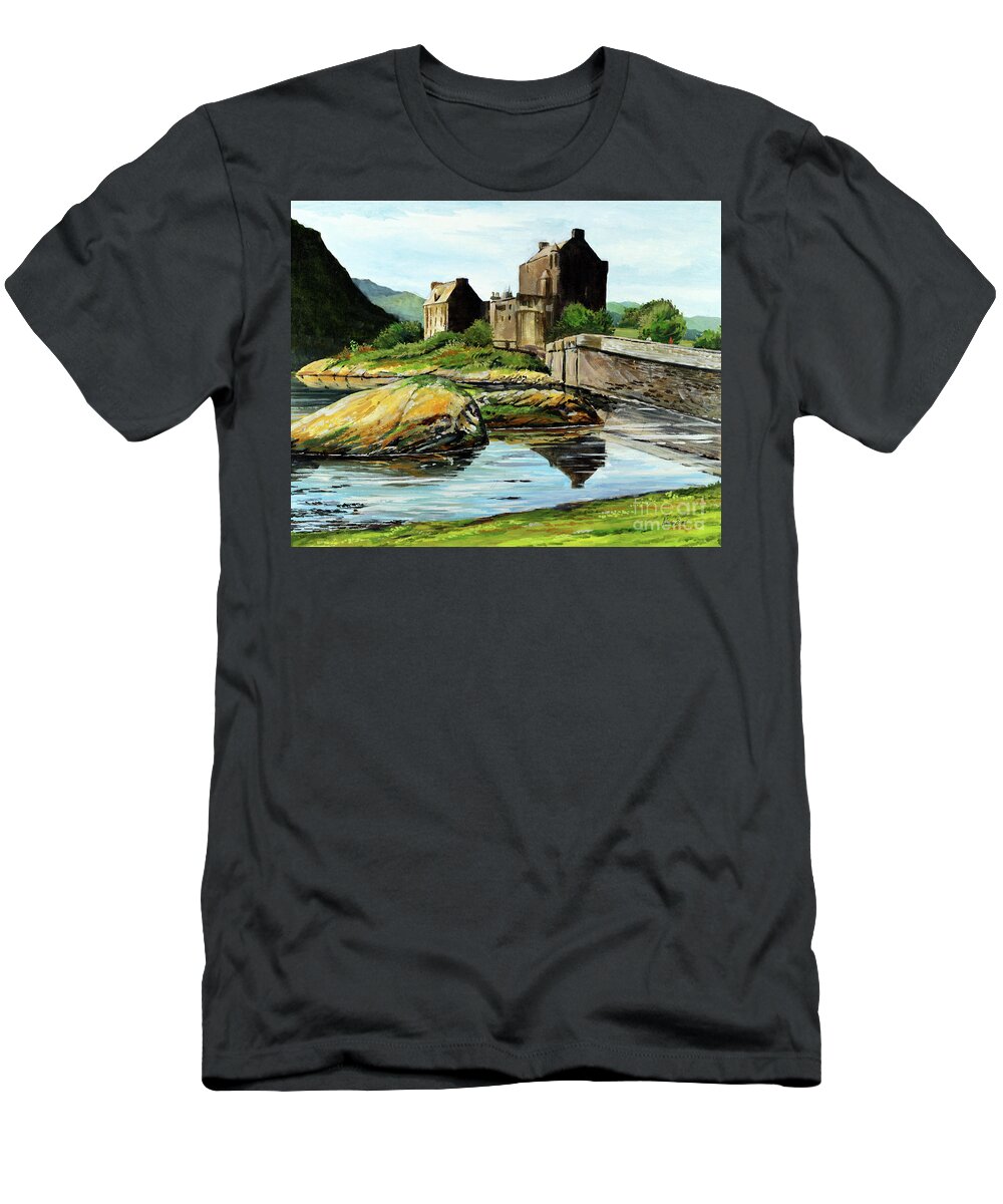 Perfect Location To Paint Multiple Scenes. Lighting T-Shirt featuring the painting Tourist Paradise by William Band