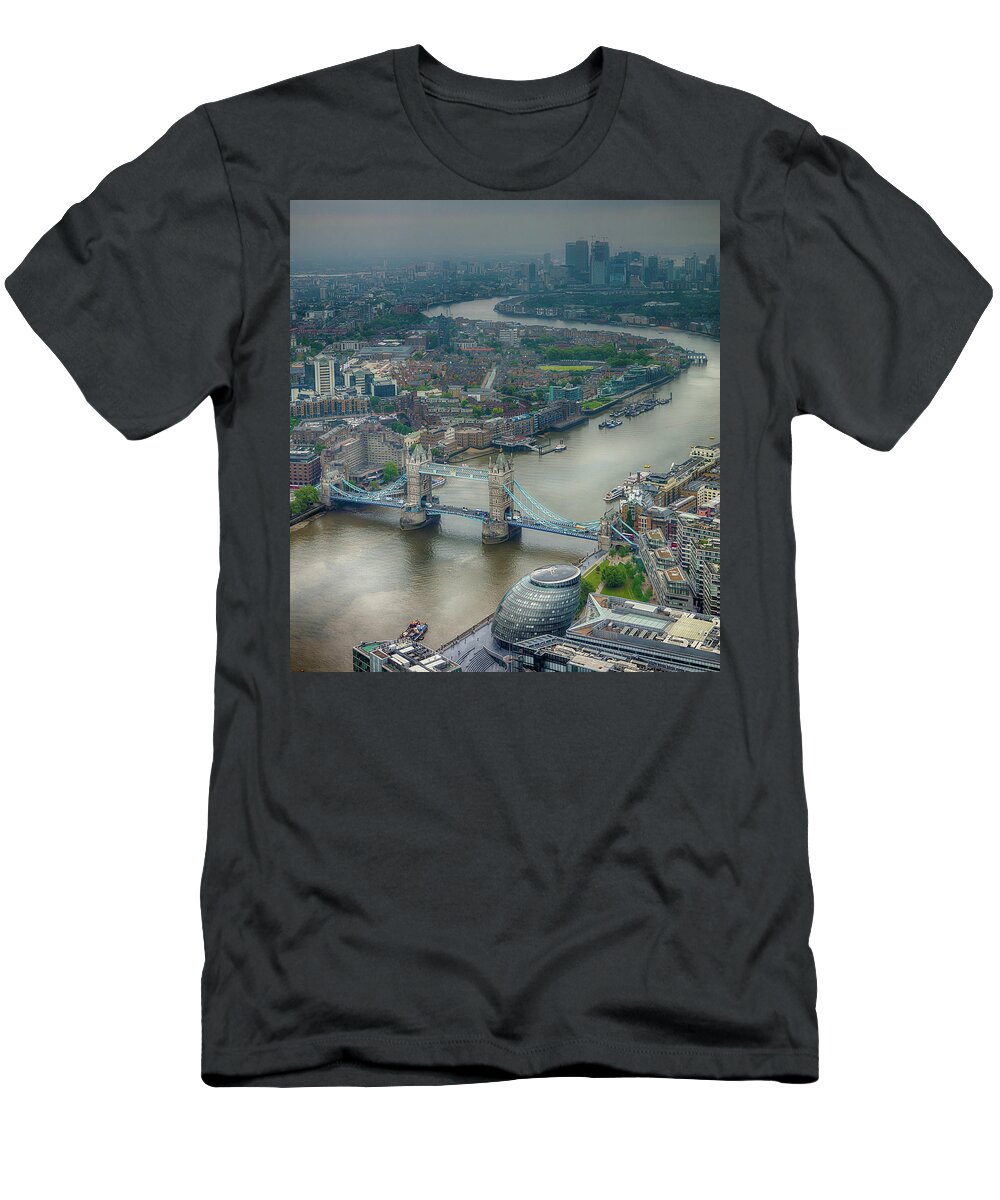 Chriscousins T-Shirt featuring the photograph Tower Bridge in London by Chris Cousins