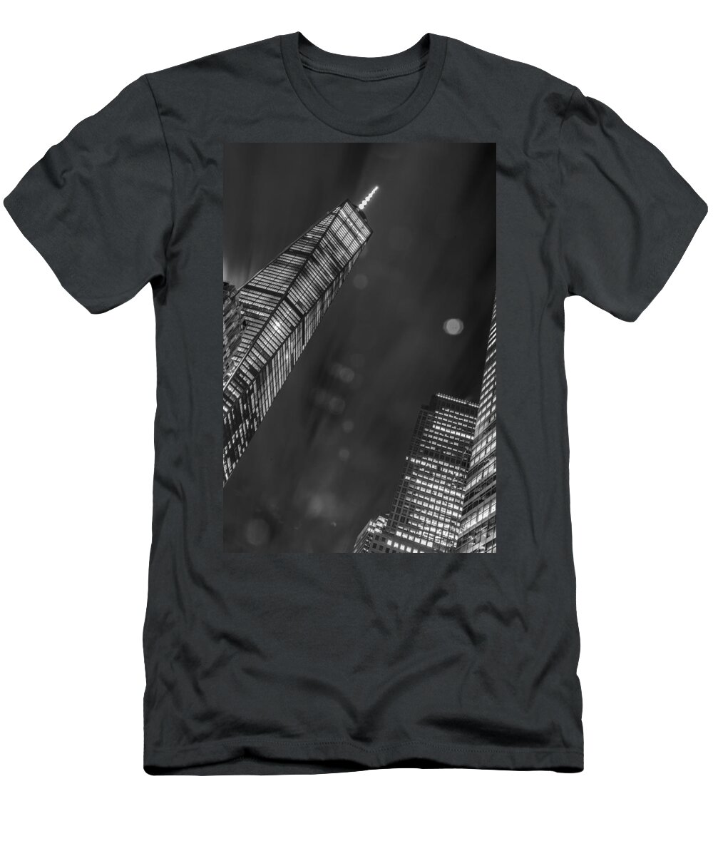 Landscape T-Shirt featuring the photograph Tower Nights by Theodore Jones