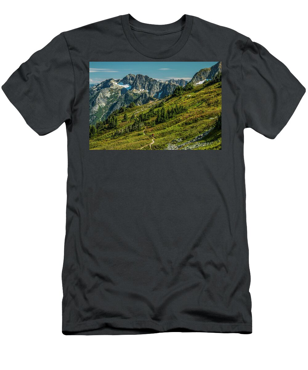National Park T-Shirt featuring the photograph Trail Roaming by Doug Scrima