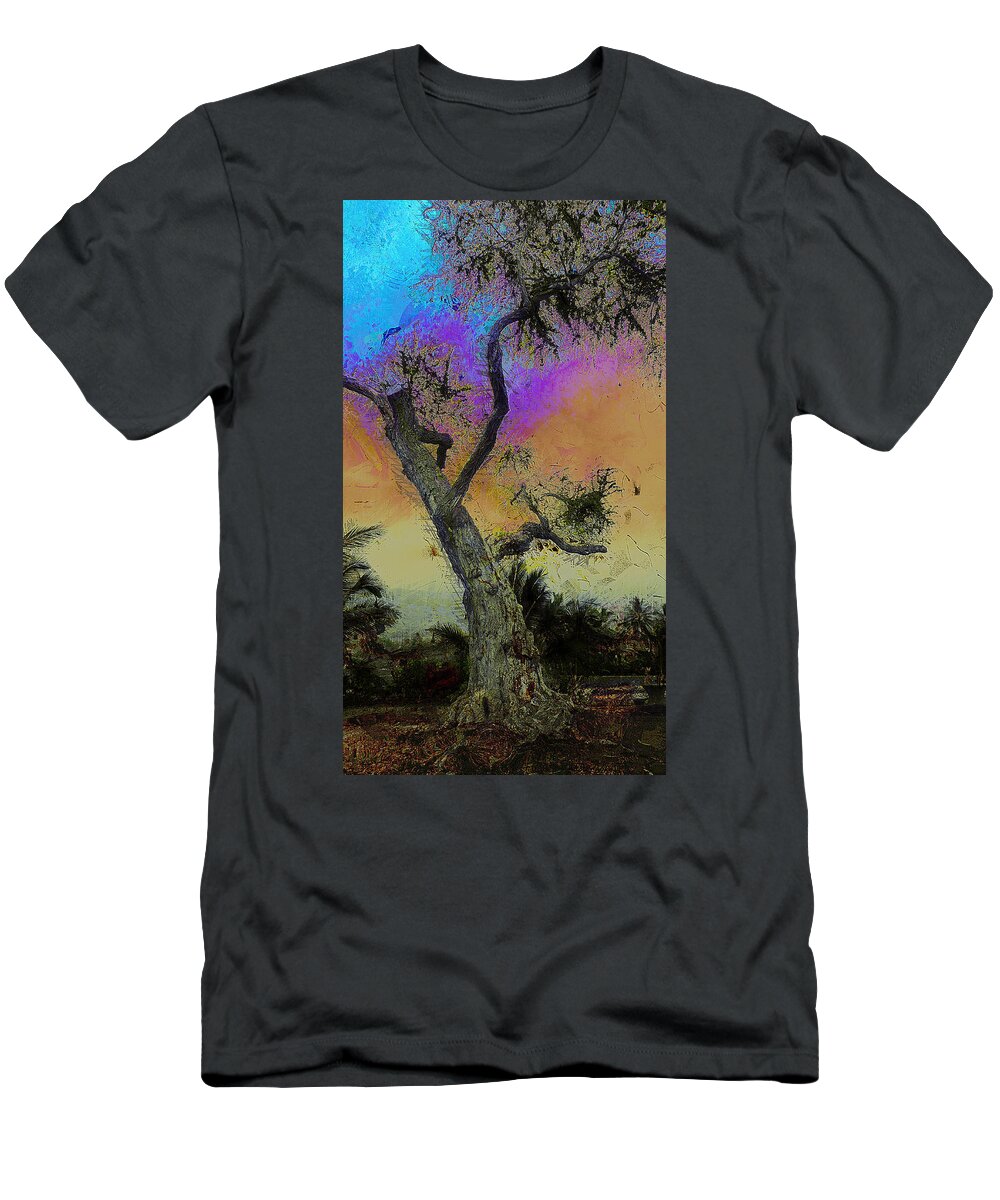 Tree T-Shirt featuring the photograph Trembling Tree by Lori Seaman