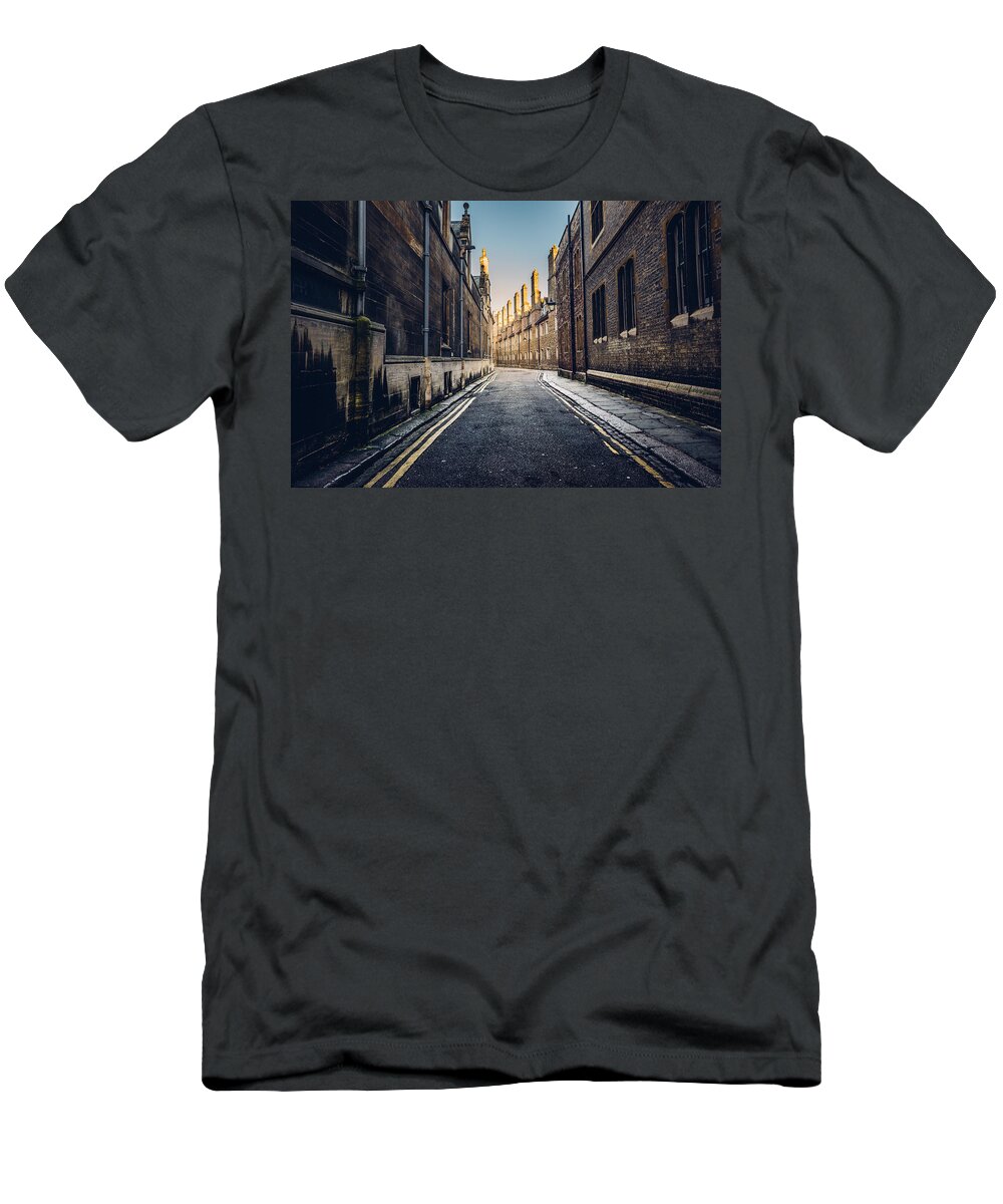 Cambridge T-Shirt featuring the photograph Trinity Lane by James Billings
