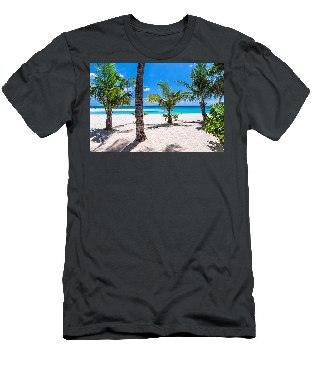 Coconut T-Shirt featuring the photograph Tropical Vacation View by James BO Insogna