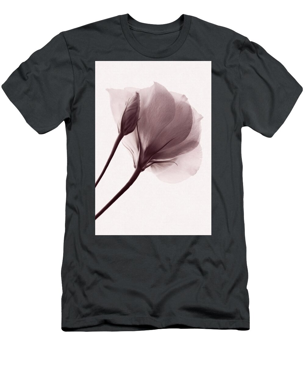 Lisianthus Flowers T-Shirt featuring the photograph Truly Transient by Leda Robertson