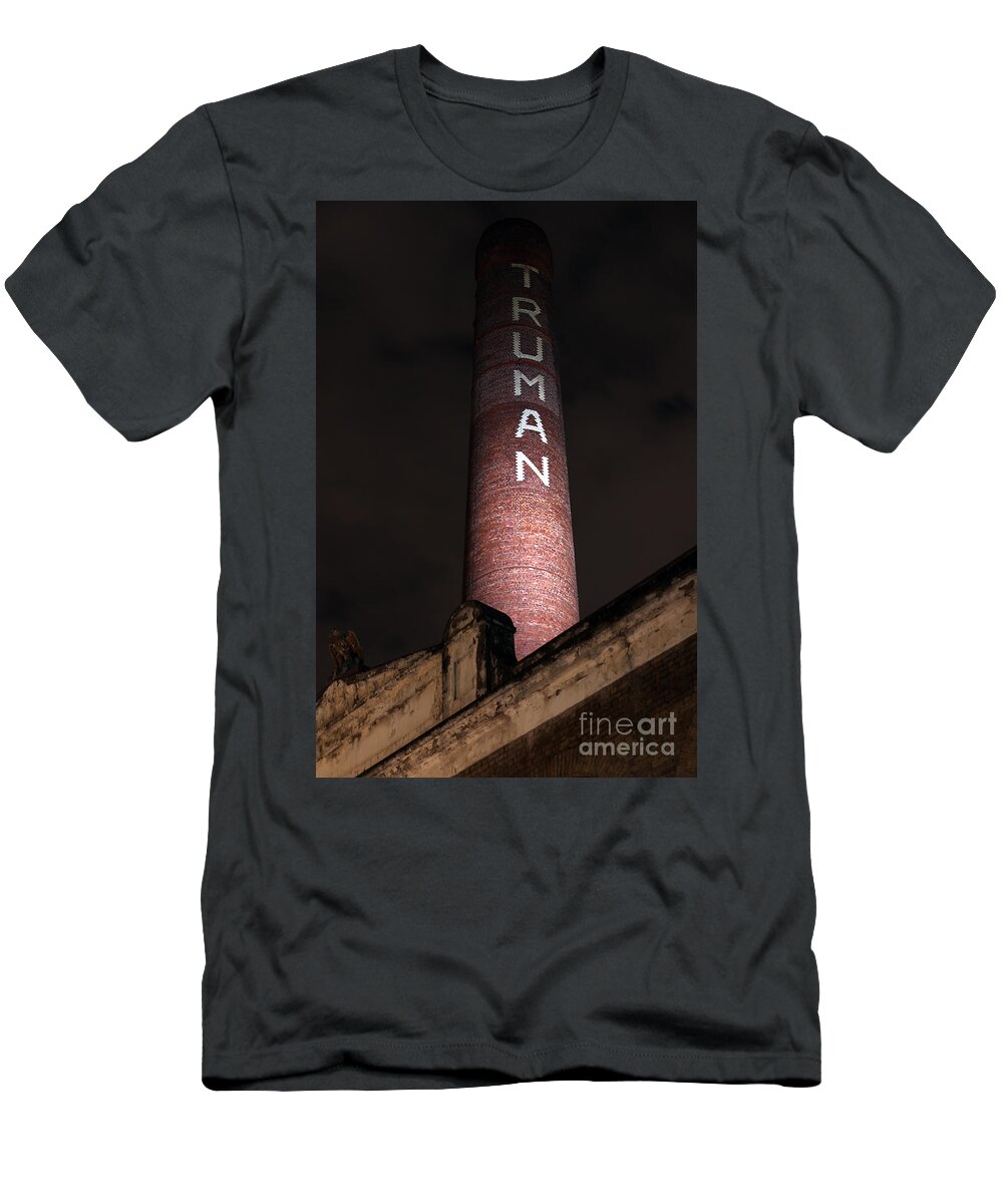 Chimney T-Shirt featuring the photograph Truman Chimney in Brick Lane by Jasna Buncic