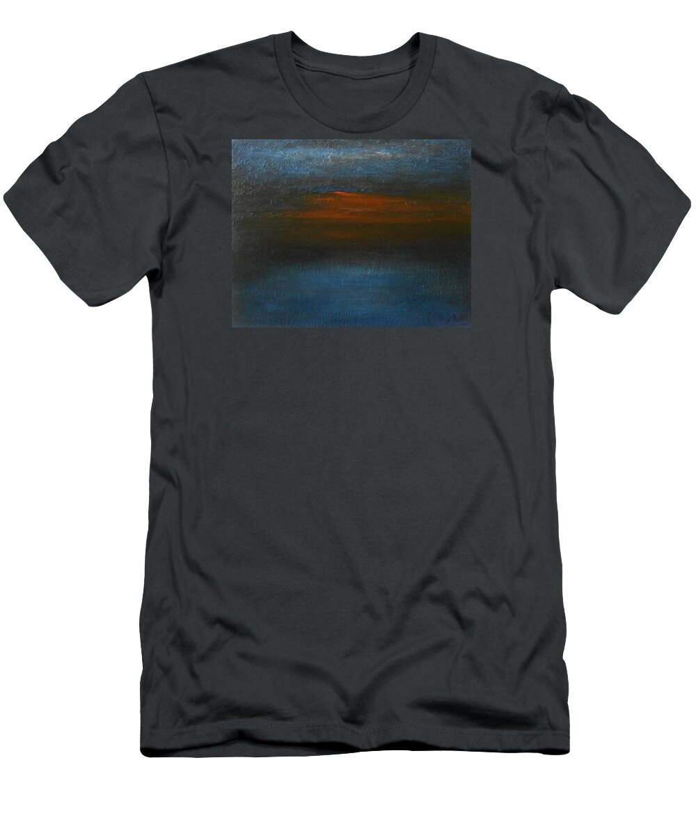 Abstract T-Shirt featuring the painting Twilight by Jane See