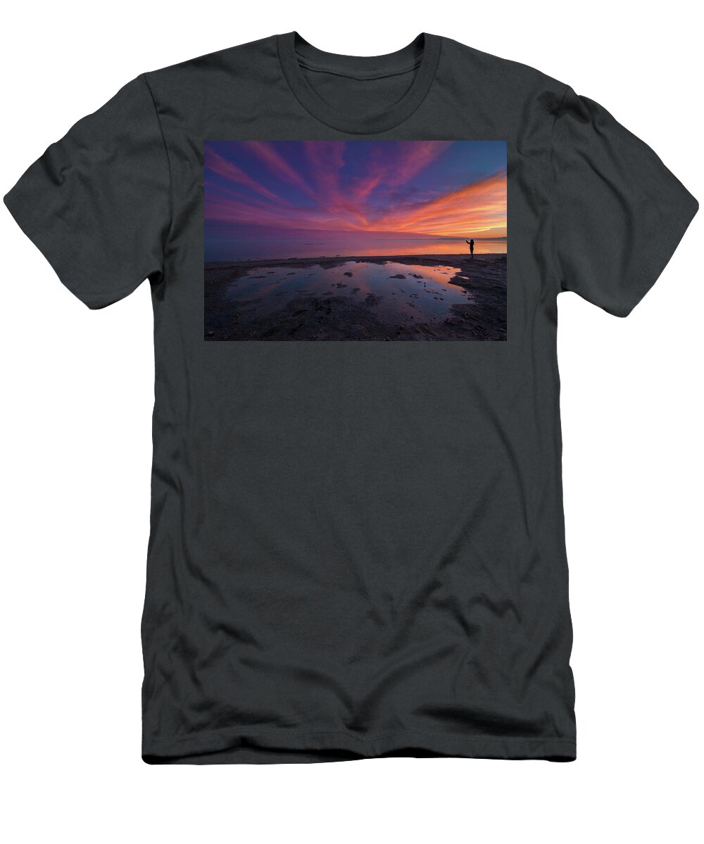 Sunset T-Shirt featuring the photograph Twilight Time by Ralph Vazquez