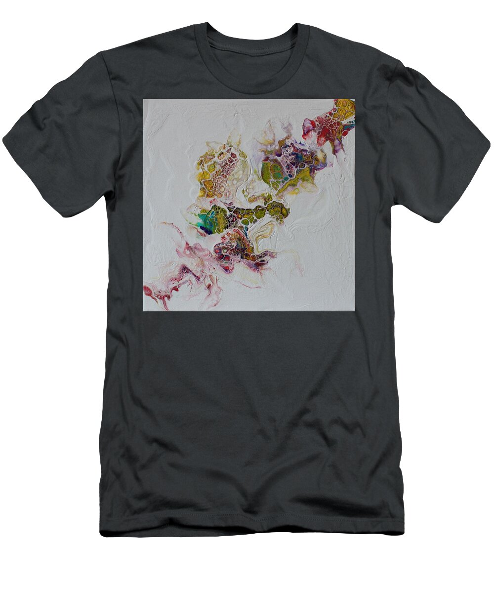 Abstract T-Shirt featuring the painting Magic Dragon by Jo Smoley