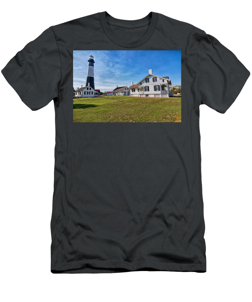 Lighthouse T-Shirt featuring the photograph Tybee Island Light Station by Kim Hojnacki