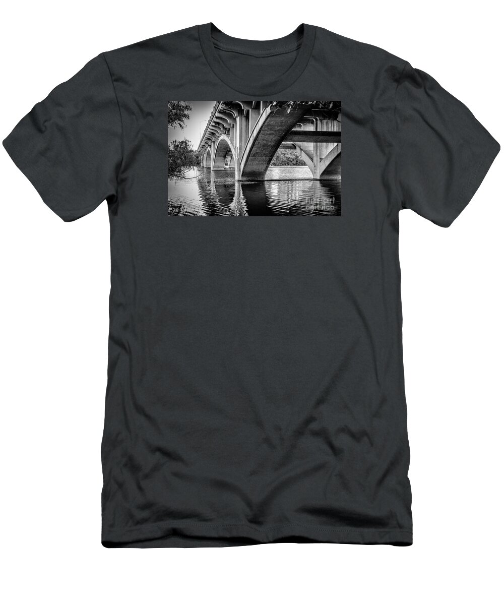 Bridge T-Shirt featuring the photograph Under the Arches by Terri Morris