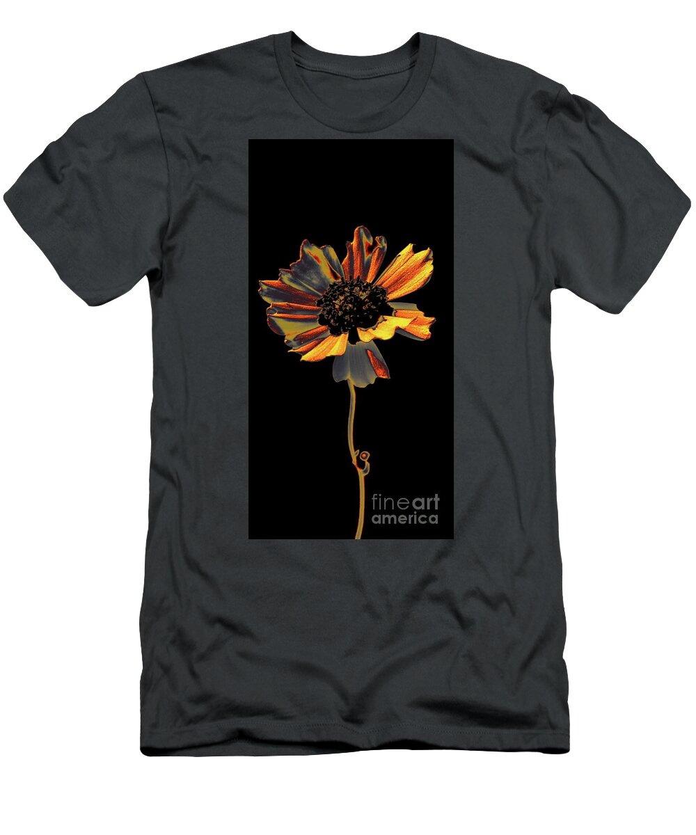 Flower T-Shirt featuring the photograph Uniquely Solo by Dani McEvoy