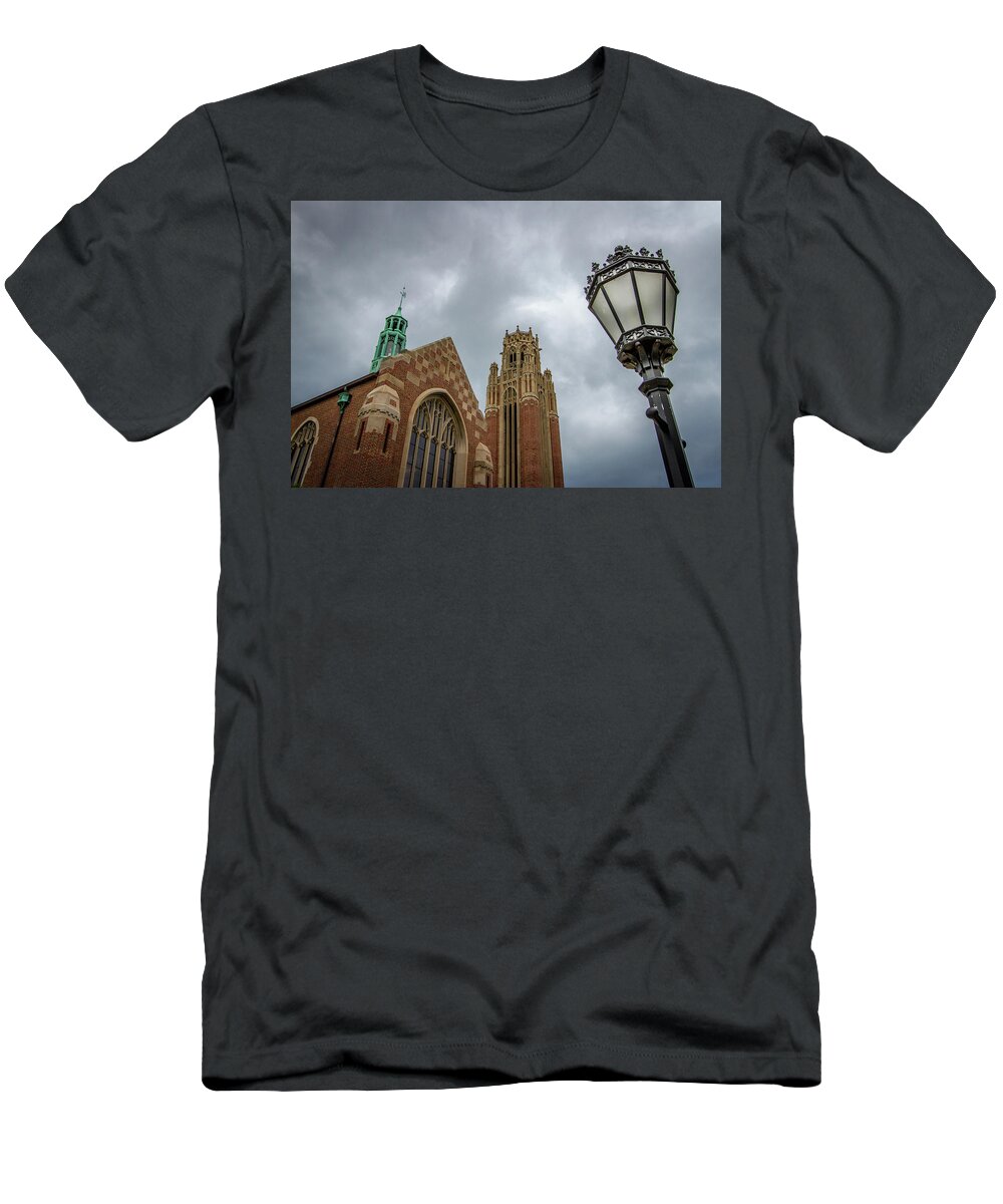 Chicago T-Shirt featuring the photograph University of Illinois Chicago by Mike Burgquist