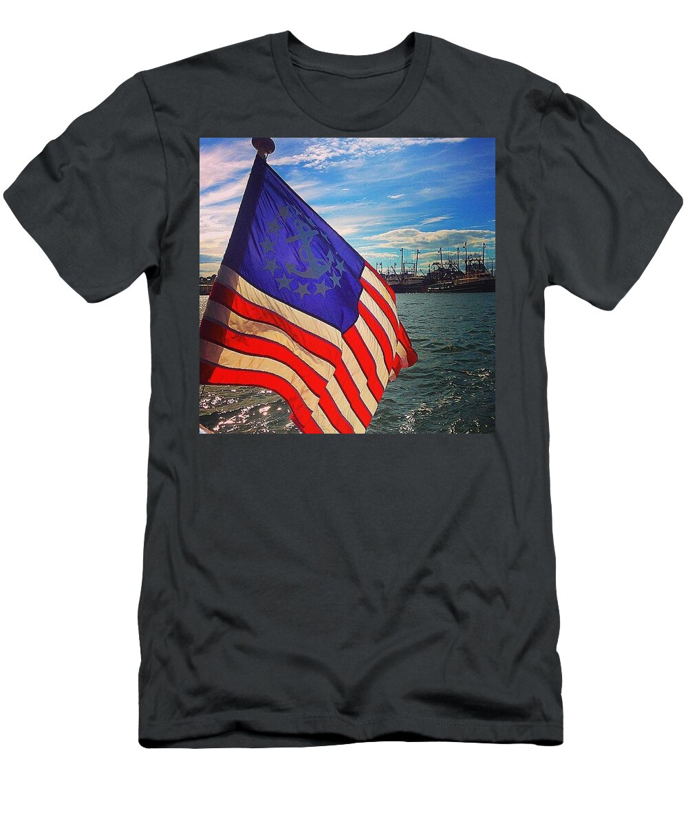 Flag T-Shirt featuring the photograph An American Tale by Kate Arsenault 
