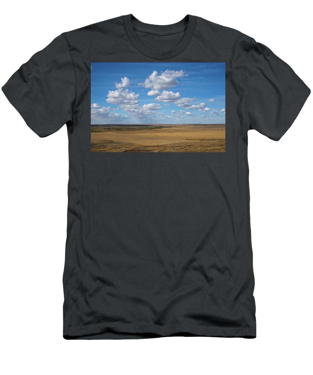 Canada T-Shirt featuring the photograph Val Marie Saskatchewan by Allan Van Gasbeck