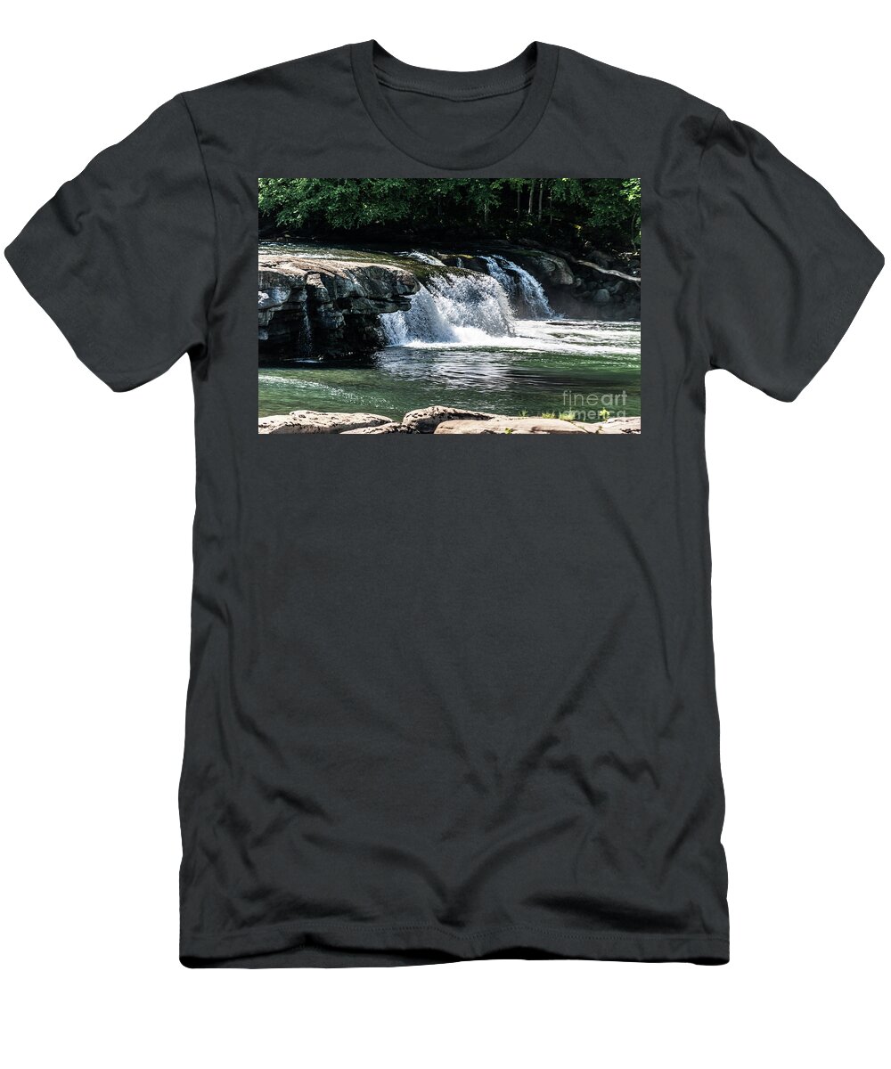 Valley Falls State Park T-Shirt featuring the photograph Valley Falls State Park 2017 #1 by Kevin Gladwell